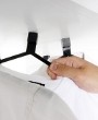 Clothes hangers lead to space-saving idea