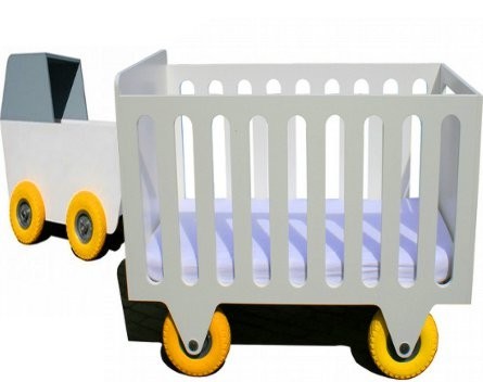 Transportable cradle doubles as a toy