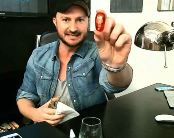 Aussie entrepreneur swallows computer in a pill: The four craziest publicity stunts