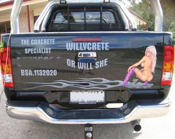 Concreter to paint over “pornographic” nude ad after watchdog ruling