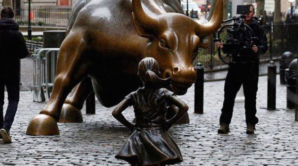 Why a fearless girl is staring down Wall Street’s Charging Bull