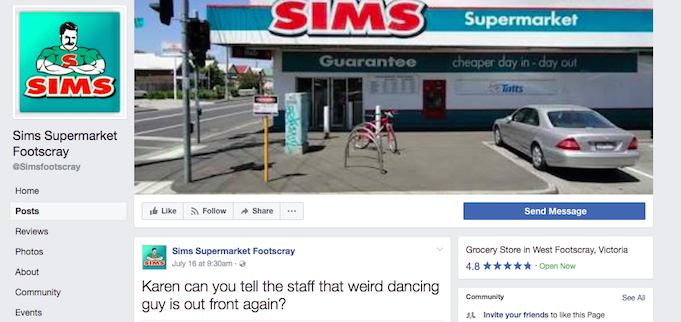 Facebook page for Footscray’s Sims supermarket gets cult following for Warnie, Ben Lee sightings — but who is behind it?