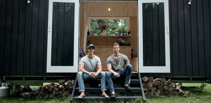 Just two podcasts away: Meet the twin-brother business owners providing “wilderness on demand”