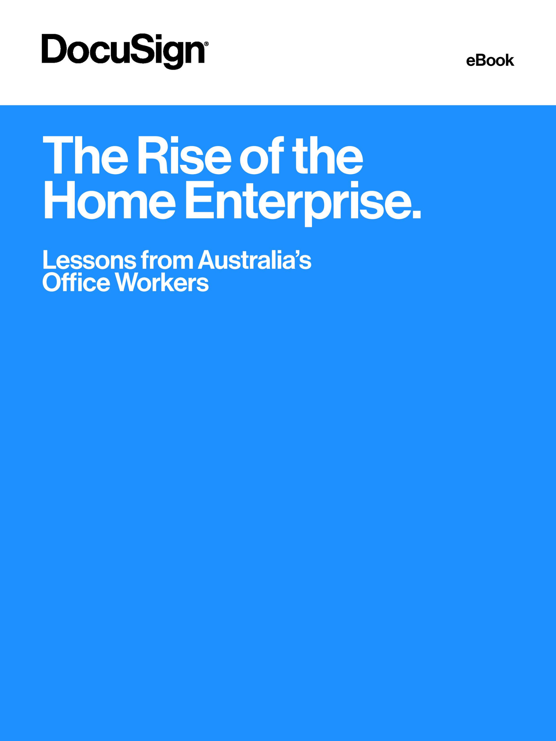 eBook: The rise of the home enterprise