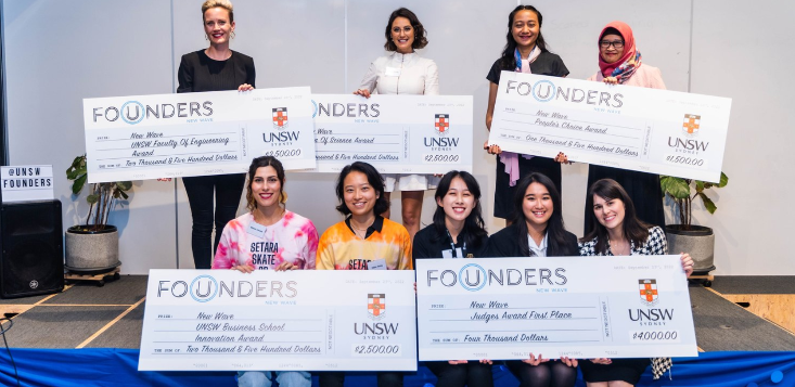 From cancer detection to a rollerskating club: The female-led startups awarded in UNSW Founders’ New Wave program