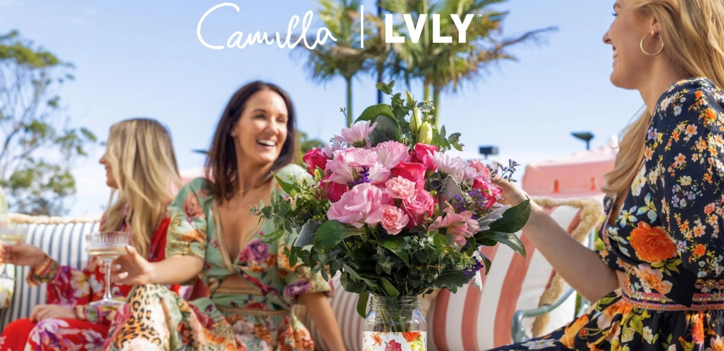 Flower delivery business LVLY gets a taste of bricks-and-mortar with Camilla collaboration