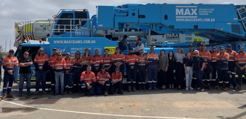 How this South Australian crane operator is upskilling regional workers to give its entire industry a lift