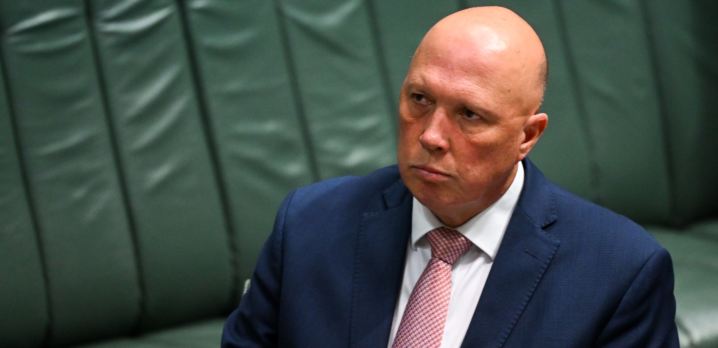 Dutton takes the nuclear option in pitch to small businesses